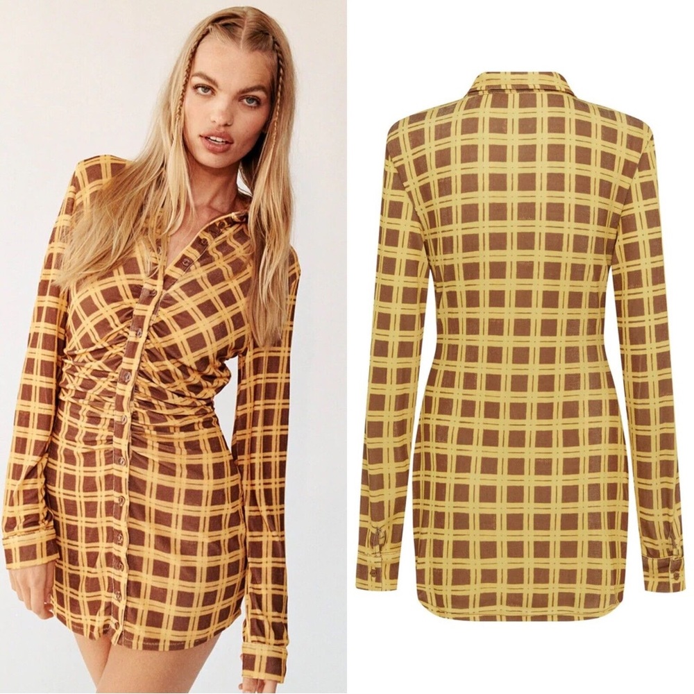 With Jean Andy Dress in Cher Print